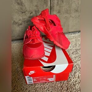 Toddler Red Nike Huarache size 8C